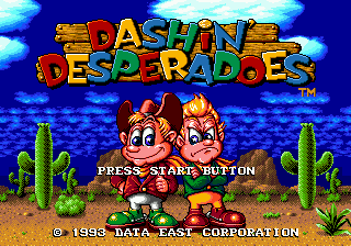 Заставка игры Dashin' Desperadoes